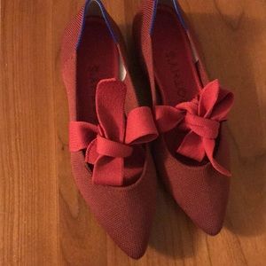 Rothy’s red Mary Janes- size 6 - gently worn once